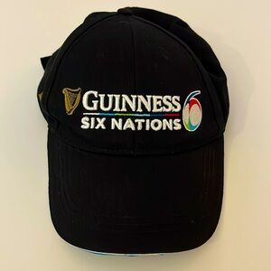 Guinness Six Nations Cap Hat Embroidered Badge Rugby unisex